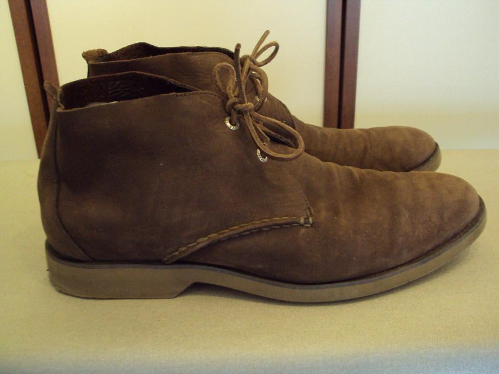 Sperry halfhoge suède schoenen / bruin / 45, Bruin, Ophalen of Verzenden, Zo goed als nieuw, Veterschoenen