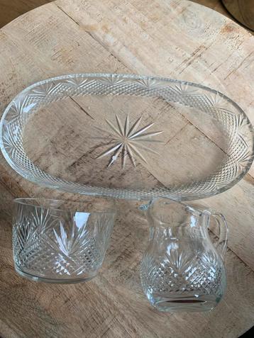 Kristallen Plateau met Roomset beschikbaar voor biedingen