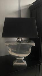 Mooie chrome lamp met kap, Huis en Inrichting, Lampen | Lampenkappen, Ophalen of Verzenden, Zo goed als nieuw, 50 cm of meer, Zwart