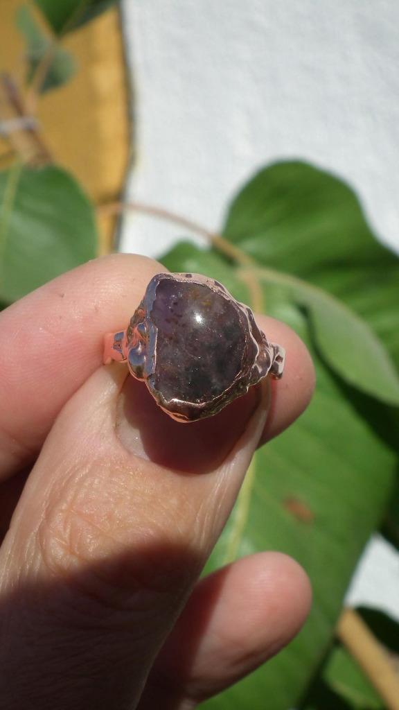 Electroformed Koperen Super 7 ring, Verzamelen, Mineralen en Fossielen, Mineraal, Verzenden