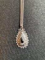 Antieke zilveren hanger met ketting, Sieraden, Tassen en Uiterlijk, Antieke sieraden, Ophalen of Verzenden, Zilver, Hanger