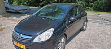 Opel Corsa 1.2 16V 3D 2008 Zwart beschikbaar voor biedingen