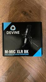 Devine m-mic xlr bk, Ophalen of Verzenden, Nieuw, Studiomicrofoon