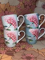 4 Theemokken Pip Servies, Huis en Inrichting, Keuken | Servies, Gebruikt, Ophalen of Verzenden, Overige stijlen, Kop(pen) en/of Schotel(s)