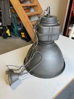 industriële lamp, Huis en Inrichting, Lampen | Hanglampen, Ophalen, Zo goed als nieuw, Metaal, Minder dan 50 cm