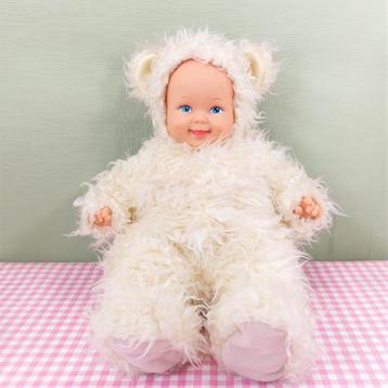 Ann Geddes pop babypop beige teddybeer 1997 40 cm  beschikbaar voor biedingen