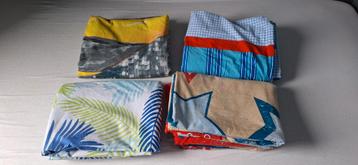 Zgan 4x 1persoons dekbedovertrek. Los 6 of 7 euro.Alles 20,- beschikbaar voor biedingen