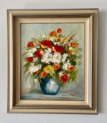 Zeer Mooi Groot Handgeschilderd Schilderij beschikbaar voor biedingen