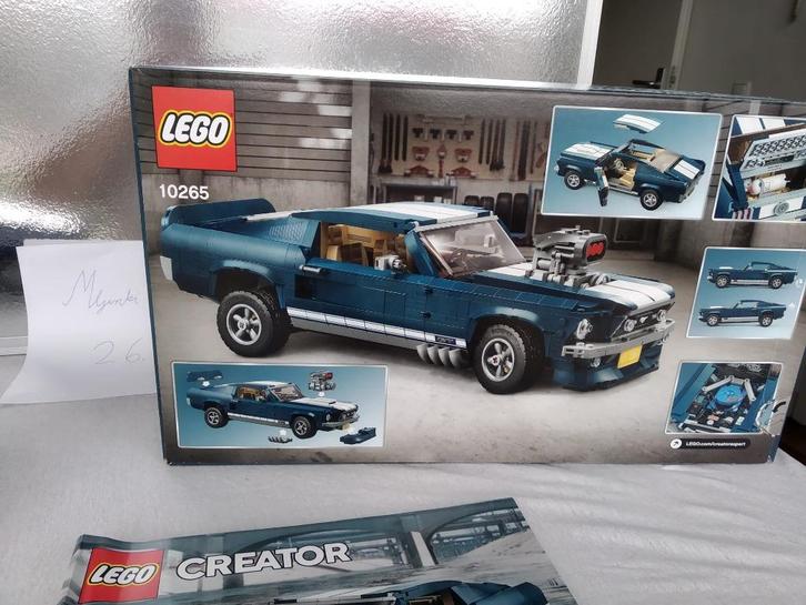 Lego Creator 10265 Mustang Box + Manual, Kinderen en Baby's, Speelgoed | Duplo en Lego, Zo goed als nieuw, Lego, Complete set