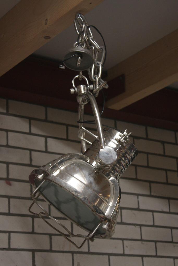 2 x gave metalen hanglamp filmlamp KARE DESIGN, Huis en Inrichting, Lampen | Hanglampen, Zo goed als nieuw, Minder dan 50 cm, Glas