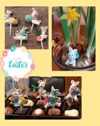 Paas Cupcake Toppers - Paashaas Figuurtjes, Ophalen of Verzenden, Nieuw, Versiering, Pasen