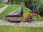 Rode bakfiets – niet elektrisch – opknapper, Fietsen en Brommers, Fietsen | Bakfietsen, Ophalen, Gebruikt, 2 kinderen, Overige merken