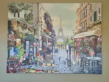 canvas schilderij Eiffeltoren beschikbaar voor biedingen