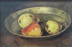 Roel Wildeboer (1902-1989) - Stilleven met fruit op schaal, Ophalen of Verzenden