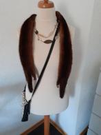 Z.g.a.n paspop met leren tasje en echt  vos bontje ketting., Ophalen of Verzenden