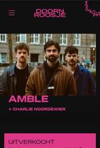 Gezocht: 2x ticket Amble 3-11-2025 Doornroosje Nijmegen, Tickets en Kaartjes, Twee personen, November
