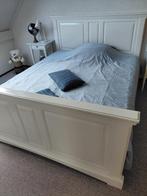 Bed, Ophalen, Gebruikt, Wit, Tweepersoons