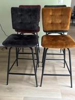 Barstoelen Henders & Hazel 4 stuks, Ophalen, 60 tot 90 cm, Met voetsteun, Zo goed als nieuw