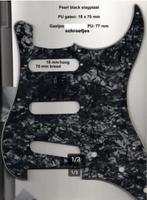 Te Koop: Pearl-black stratocaster gitaar slagplaat., Ophalen of Verzenden, Zo goed als nieuw, Elektrische gitaar