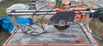 Tegel/ steenzaag, Doe-het-zelf en Verbouw, Gereedschap | Zaagmachines, Ophalen, Gebruikt, 70 mm of meer, Overige typen