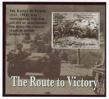 Palau- 2005- Blok = motief WWII - Route to Victory  beschikbaar voor biedingen