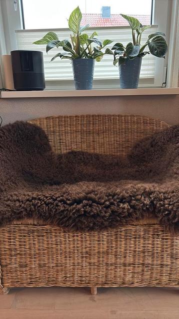 Vintage Rotan Bankje met Klep - Kinderbankje beschikbaar voor biedingen