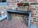 Hardstenen bankje (blauwsteen), Tuin en Terras, Ophalen, Zo goed als nieuw, Rechthoekig, Overige materialen
