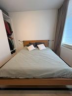 Kave bedframe - bedden Taiana, Zwart, Tweepersoons, Ophalen of Verzenden, Zo goed als nieuw