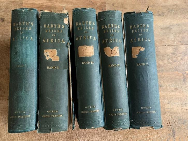 Barth Reisen in Nord und Central Afrika 1857, Antiek en Kunst, Antiek | Boeken en Bijbels, Ophalen of Verzenden