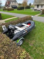 Brig rib met 8pk Mercury, Watersport en Boten, Rubberboten, Zo goed als nieuw, Benzine, Minder dan 70 pk, Overige materialen