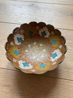 Decoratief Schaaltje met Pauwenmotief, Overige materialen, Gebruikt, Schaal, Rond