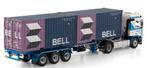 WSI VOLVO F12 + TRAILER + CONTAINERS - TAALE TRANSPORT, Wsi, ., Nieuw, Ophalen of Verzenden