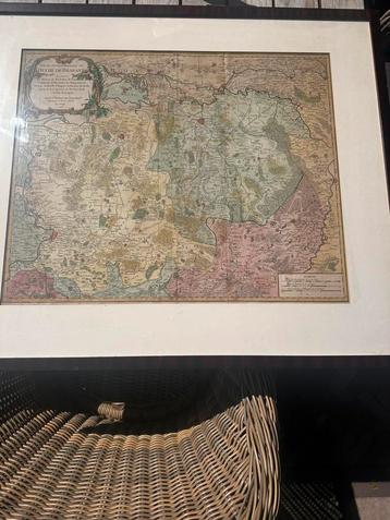 Gravure van Brabant uit 1752 beschikbaar voor biedingen