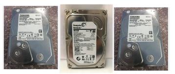 3TB Desktop Hard drive, 3.5'' - €50,- P,St ( 3 Op Voorraad!) beschikbaar voor biedingen