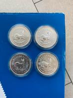 Zilveren Krugerrand Set 2018-2021 in capsules, Ophalen of Verzenden, Zuid-Afrika, Setje, Zilver