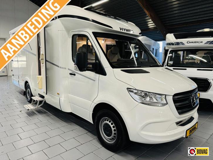 Hymer Tramp 685 S Mercedes EINDEJAARSSHOW 10.0000 KORTING, Caravans en Kamperen, Campers, Bedrijf, Half-integraal, Hymer, Mercedes
