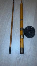 System1 678 vliegreel + de oudste vlieghengel die er is!, Watersport en Boten, Hengelsport | Vliegvissen, Ophalen, Zo goed als nieuw