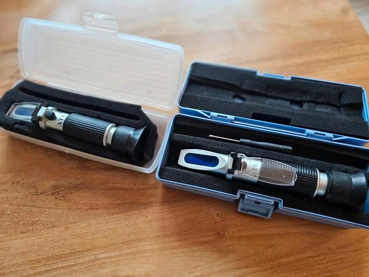 2x Refractometer voor o.a. Bierbrouwen en wijn maken, Hobby en Vrije tijd, Overige Hobby en Vrije tijd, Ophalen of Verzenden