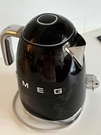 Smeg waterkoker zwart, Witgoed en Apparatuur, Waterkokers, 1 tot 2 liter, Ophalen of Verzenden, Zo goed als nieuw