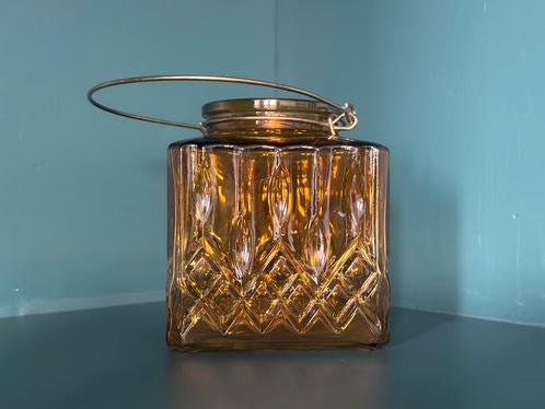 Windlicht / kaarsenhouder, Huis en Inrichting, Woonaccessoires | Kandelaars en Kaarsen, Nieuw, Kandelaar, Minder dan 25 cm, Overige materialen