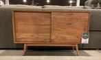 Retro | Media dressoir | acaciahout | uit voorraad leverbaar, Met deur(en), 100 tot 150 cm, Vintage, Nieuw