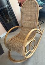 Vintage schommelstoel Rotan / Bamboe, Ophalen