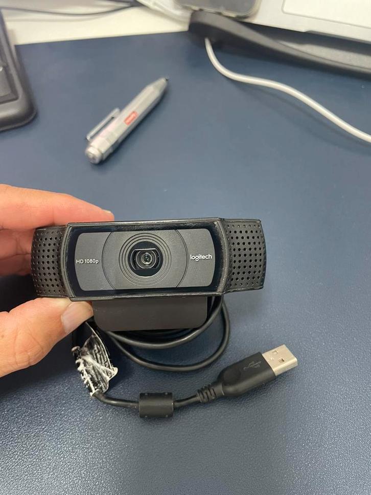 Logitech webcam C920 HD Pro, Computers en Software, Webcams, Gebruikt, Bedraad, Ophalen of Verzenden