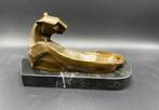 Liggende bronzen panter Art-Deco stijl., Ophalen of Verzenden