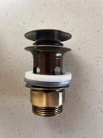 Wastafelplug Salenzi click-clack, Doe-het-zelf en Verbouw, Buizen en Afvoer, Afvoer, Nieuw, Ophalen of Verzenden, Rvs