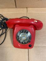 telfoon rood met draaischijf, Telecommunicatie, Vaste telefoons | Niet Draadloos, Ophalen of Verzenden, Gebruikt, Met draaischijf