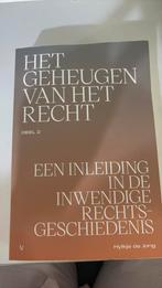 Hylkje de Jong - Het geheugen van het recht 2, Gelezen, Sociale wetenschap, Ophalen of Verzenden, Hylkje de Jong
