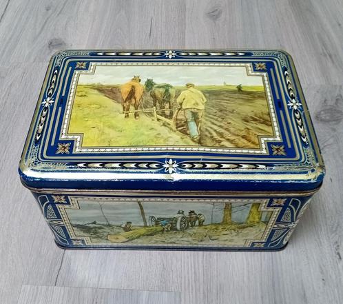 De ploeger, Mauve  blik, Verzamelen, Blikken, Gebruikt, Overige, Overige merken, Ophalen of Verzenden