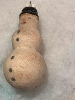 #kerst Antieke Watte Sneeuwpop Kerstboomversiering, Gebruikt, T, Ophalen of Verzenden, N