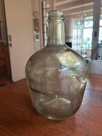 Zware glazen fles., Ophalen, Overige kleuren, Glas, Minder dan 50 cm